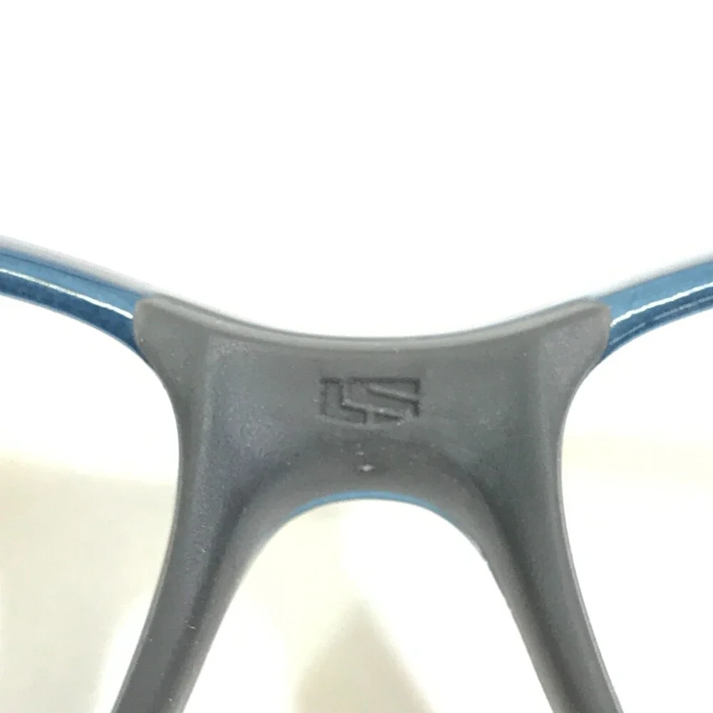 Rec Specs Athletic Goggles Frames Y10 651 Clear Blue Square Full Rim 52-16-125